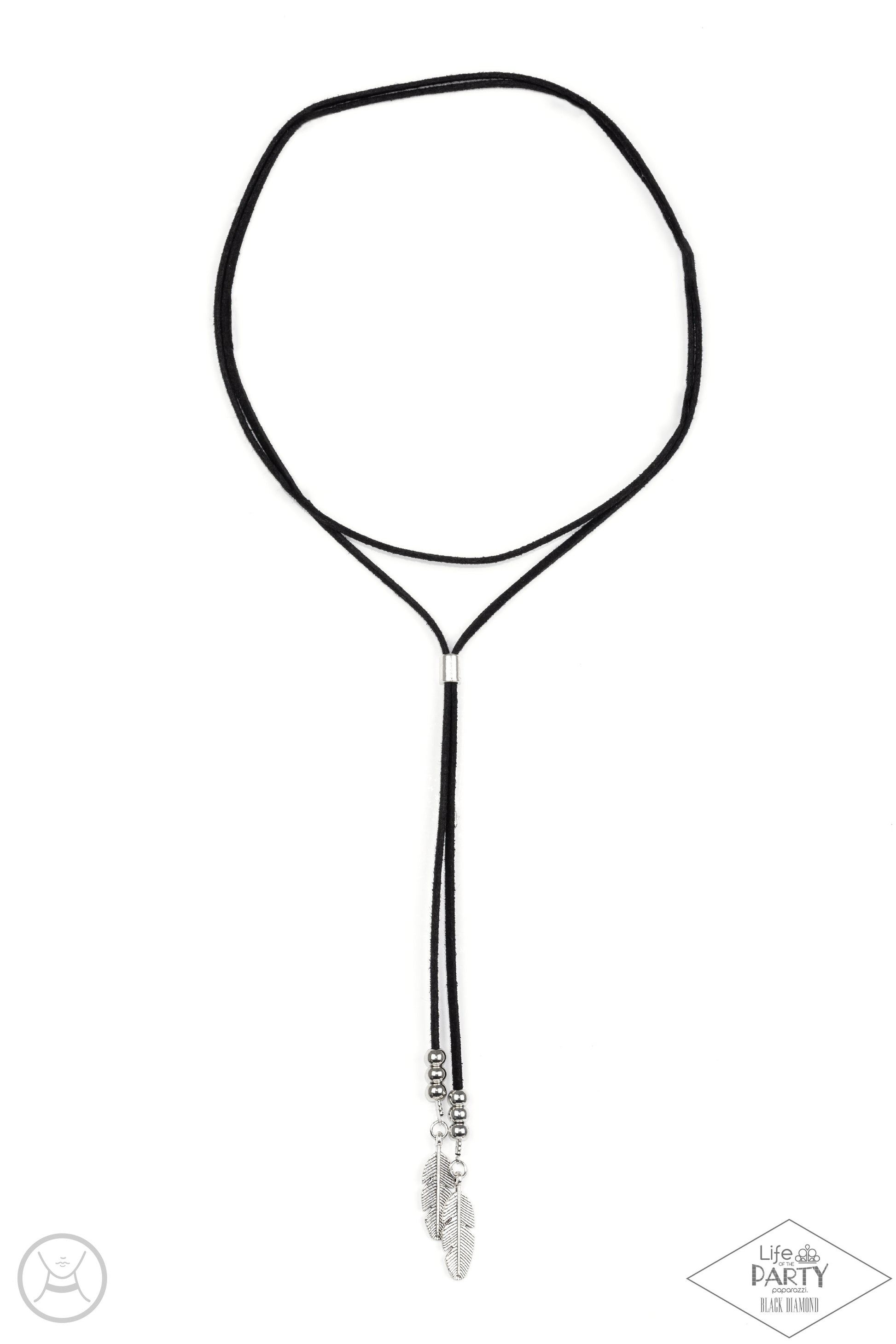 Lost On The Wind - Black - Necklace - Paparazzi Accessories